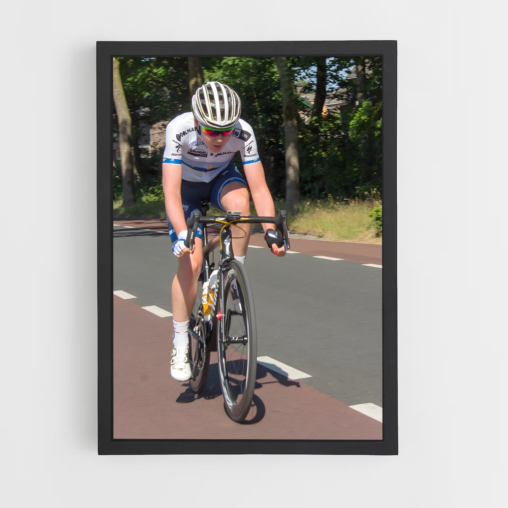 Poster Anna de van breggen – affiche Cyclisme (vue 2)
